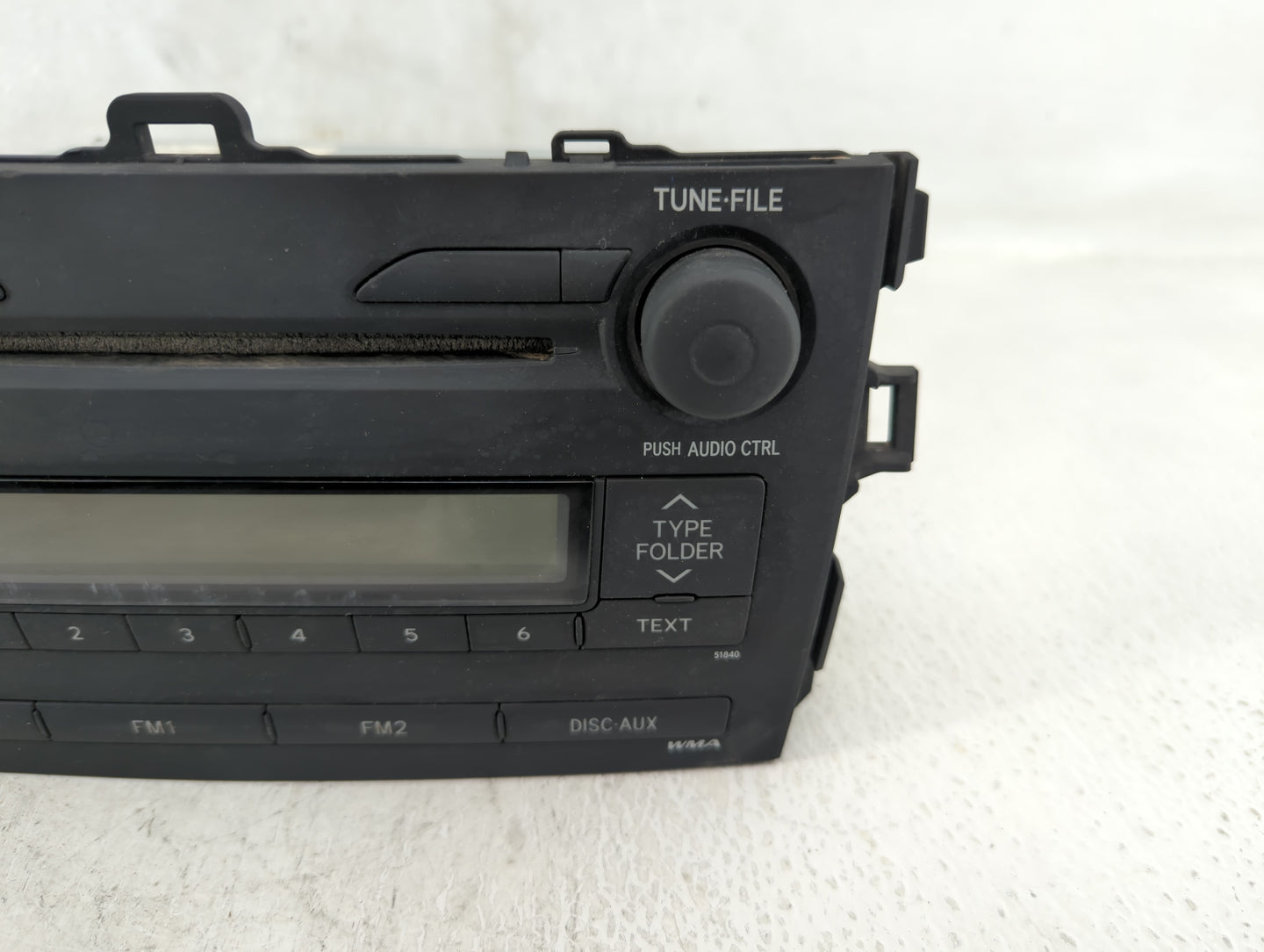 2009-2009 Toyota Corolla Am Fm Cd Player Radio Receiver - Oemusedautoparts1.com
