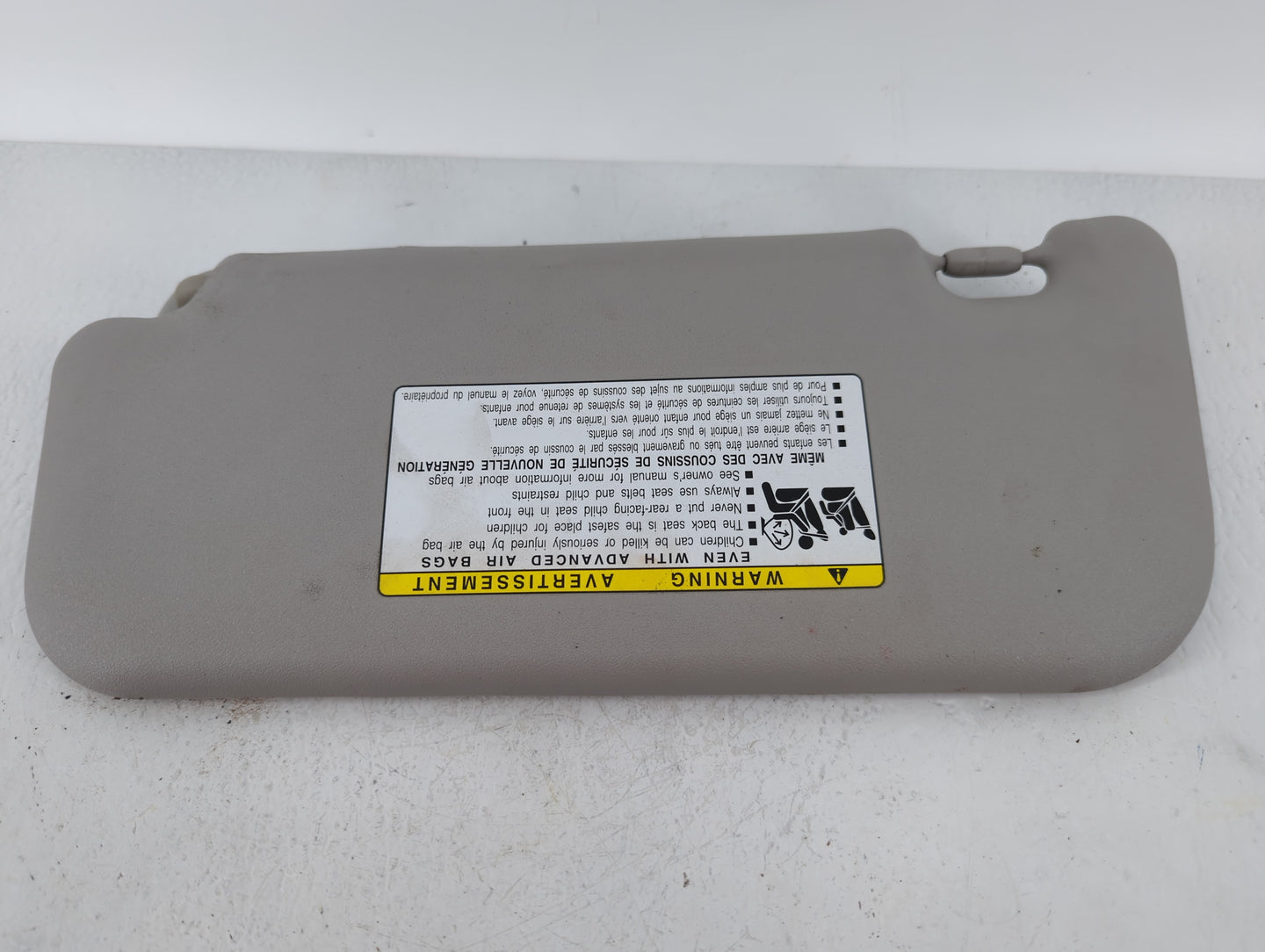 2009-2013 Toyota Corolla Sun Visor Shade Replacement Passenger Right Mirror Fits Fits 2009 2010 2011 2012 2013 OEM Used Auto