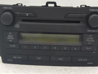 2009 Toyota Corolla Radio AM FM Cd Player Receiver Replacement P/N:86120-12B30 Fits OEM Used Auto Parts - Oemusedautoparts1.