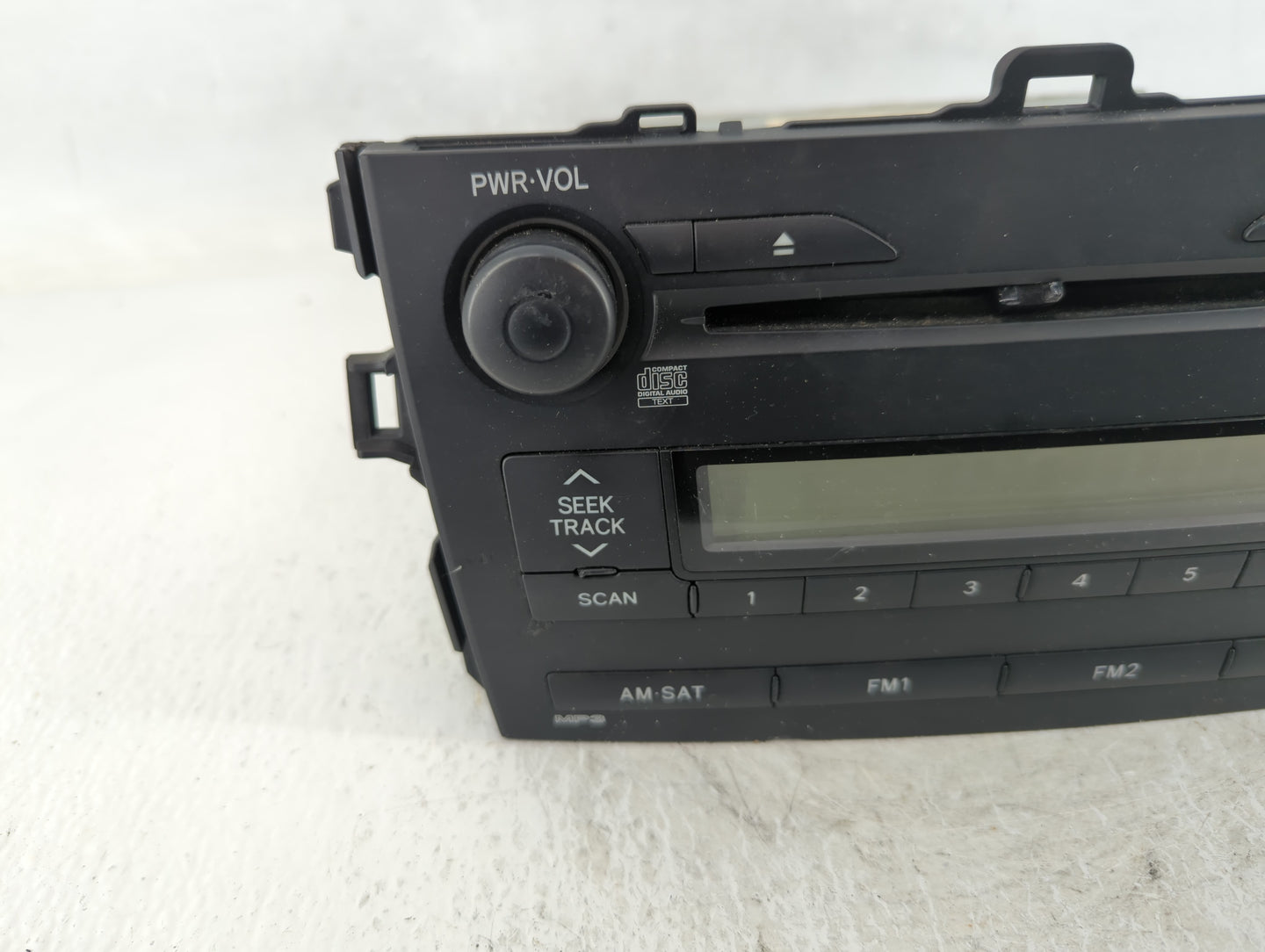 2009 Toyota Corolla Radio AM FM Cd Player Receiver Replacement P/N:CQ-JS7762X 86120-02750 Fits OEM Used Auto Parts - Oemused