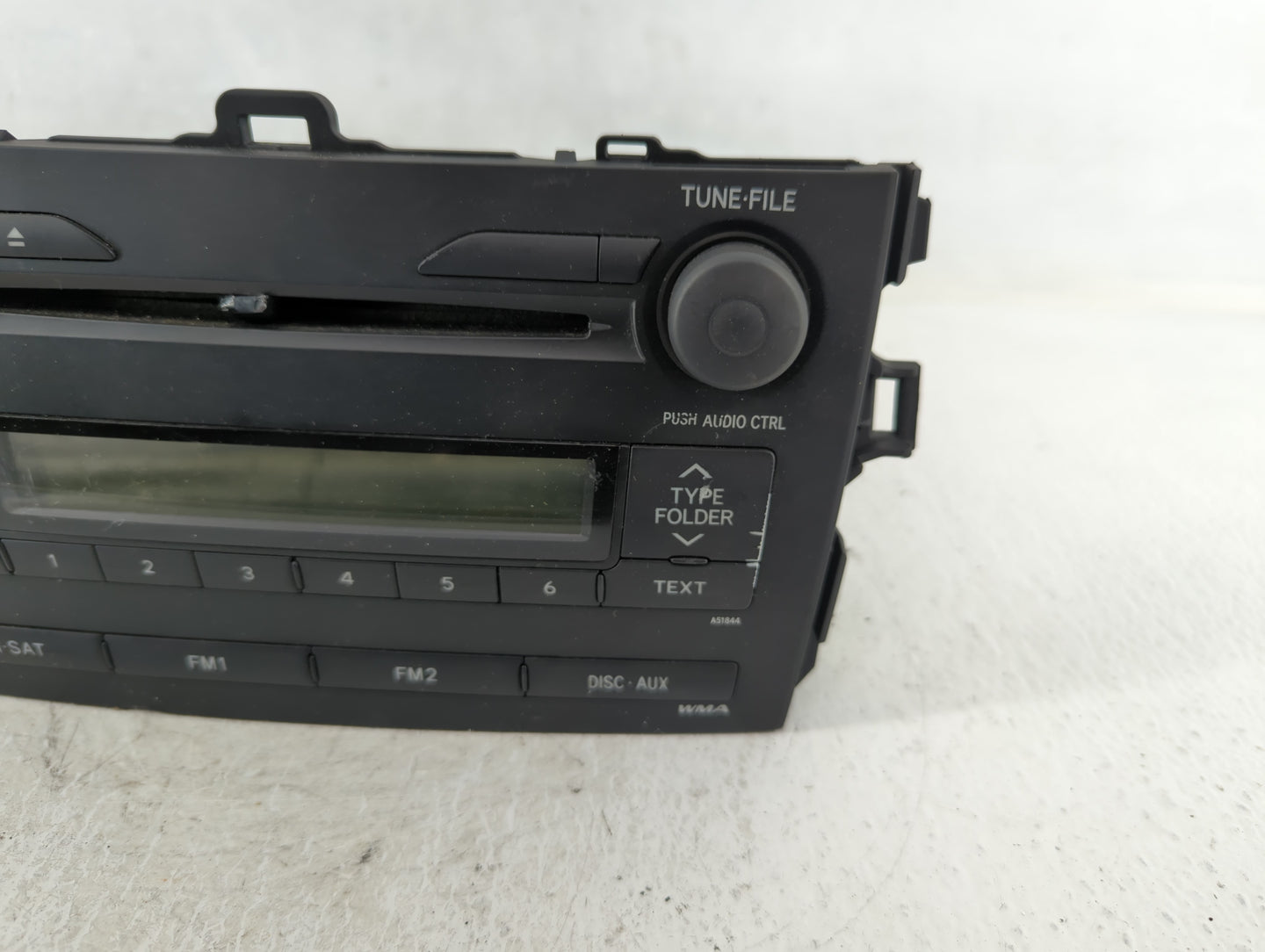 2009 Toyota Corolla Radio AM FM Cd Player Receiver Replacement P/N:CQ-JS7762X 86120-02750 Fits OEM Used Auto Parts - Oemused