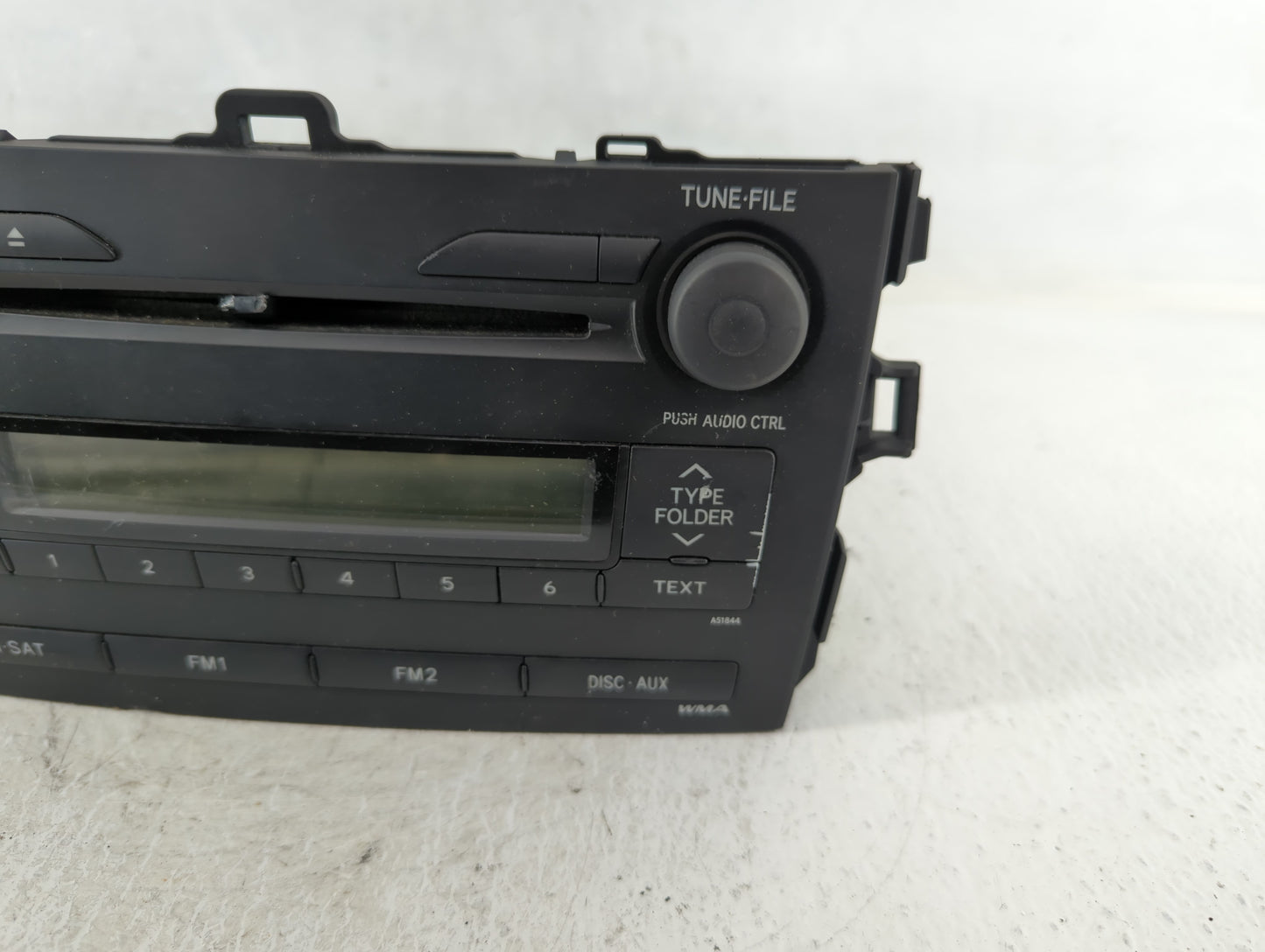 2009 Toyota Corolla Radio AM FM Cd Player Receiver Replacement P/N:CQ-JS7762X 86120-02750 Fits OEM Used Auto Parts - Oemused