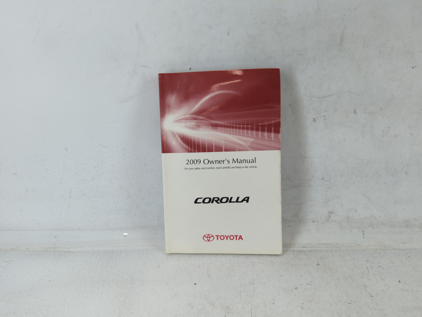 2009 Toyota Corolla Owners Manual Book Guide P/N:01999-12C16 OEM Used Auto Parts - Oemusedautoparts1.com