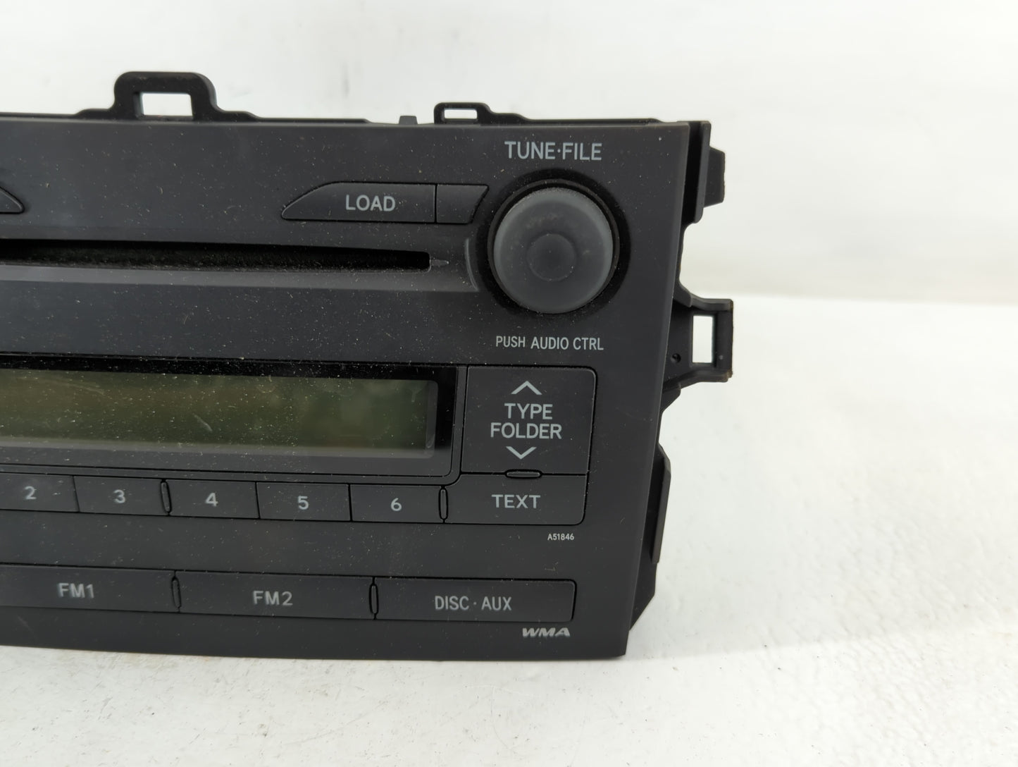 2009-2009 Toyota Corolla Am Fm Cd Player Radio Receiver - Oemusedautoparts1.com