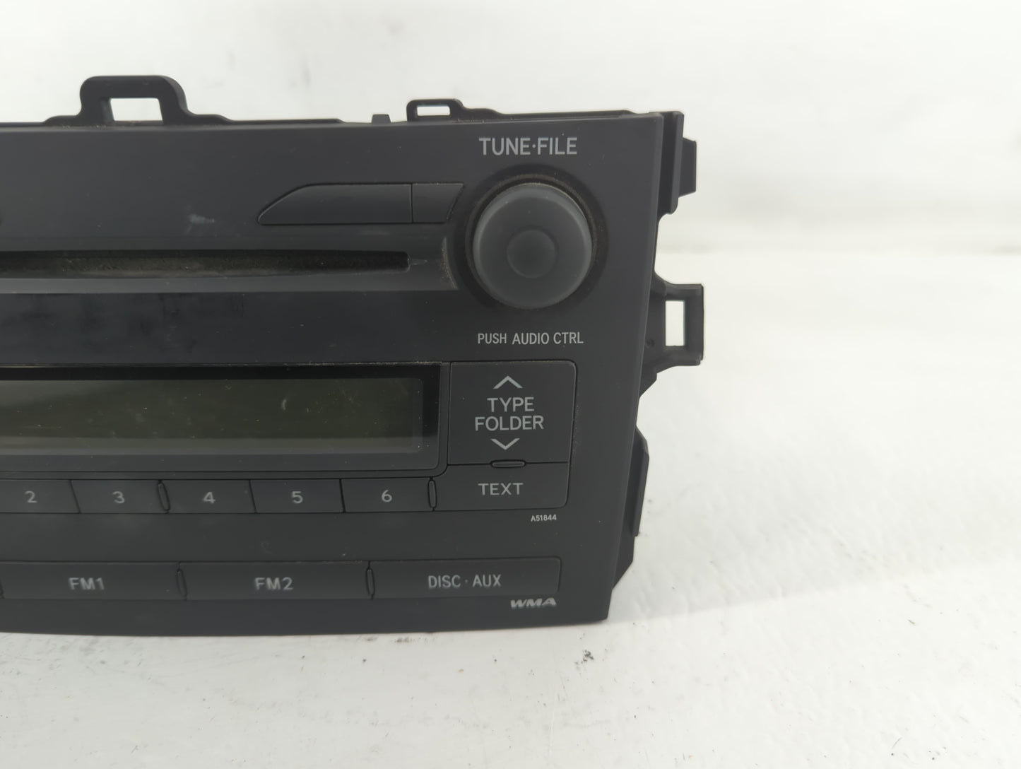 2009 Toyota Corolla Radio AM FM Cd Player Receiver Replacement P/N:86120-02750 Fits OEM Used Auto Parts - Oemusedautoparts1.