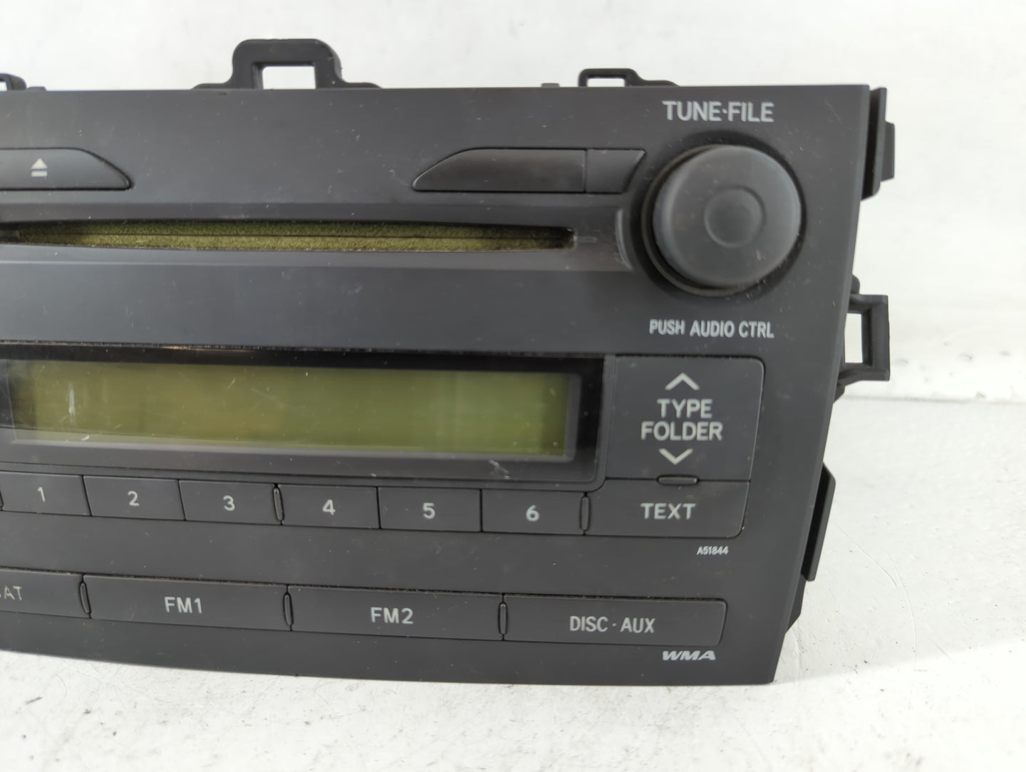 2009-2009 Toyota Corolla Am Fm Cd Player Radio Receiver - Oemusedautoparts1.com