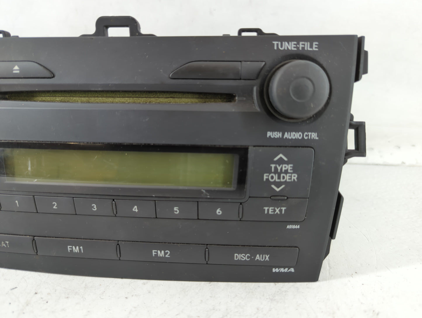 2009-2009 Toyota Corolla Am Fm Cd Player Radio Receiver - Oemusedautoparts1.com