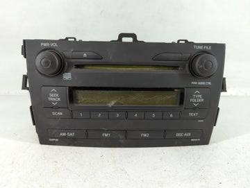 2009-2009 Toyota Corolla Am Fm Cd Player Radio Receiver - Oemusedautoparts1.com