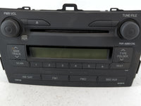 2009 Toyota Corolla Radio AM FM Cd Player Receiver Replacement P/N:86120-12B30 Fits OEM Used Auto Parts - Oemusedautoparts1.