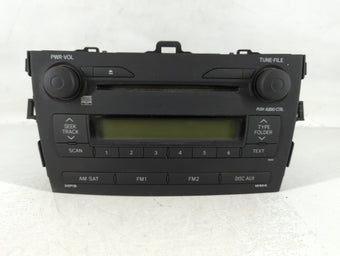 compare product 2009 Toyota Corolla Radio AM FM Cd Player Receiver Replacement P/N:86120-12B30 Fits OEM Used Auto Parts