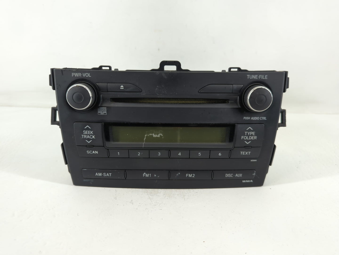 2009-2009 Toyota Corolla Am Fm Cd Player Radio Receiver - Oemusedautoparts1.com