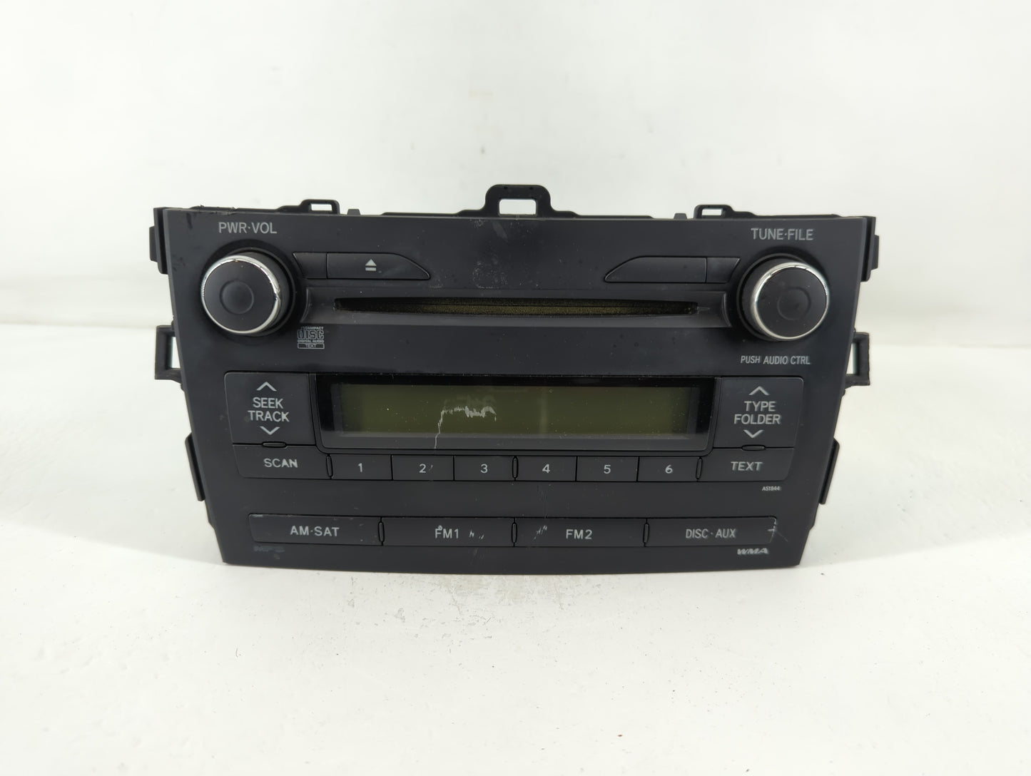 2009-2009 Toyota Corolla Am Fm Cd Player Radio Receiver - Oemusedautoparts1.com