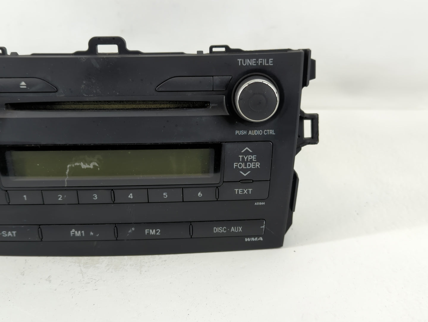2009-2009 Toyota Corolla Am Fm Cd Player Radio Receiver - Oemusedautoparts1.com