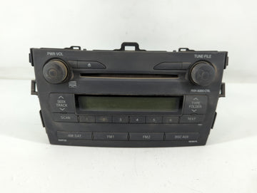 2009 Toyota Corolla Radio AM FM Cd Player Receiver Replacement P/N:86120-12B30 Fits OEM Used Auto Parts - Oemusedautoparts1.