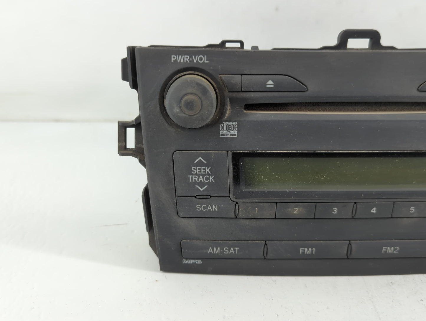 2009 Toyota Corolla Radio AM FM Cd Player Receiver Replacement P/N:86120-12B30 Fits OEM Used Auto Parts - Oemusedautoparts1.