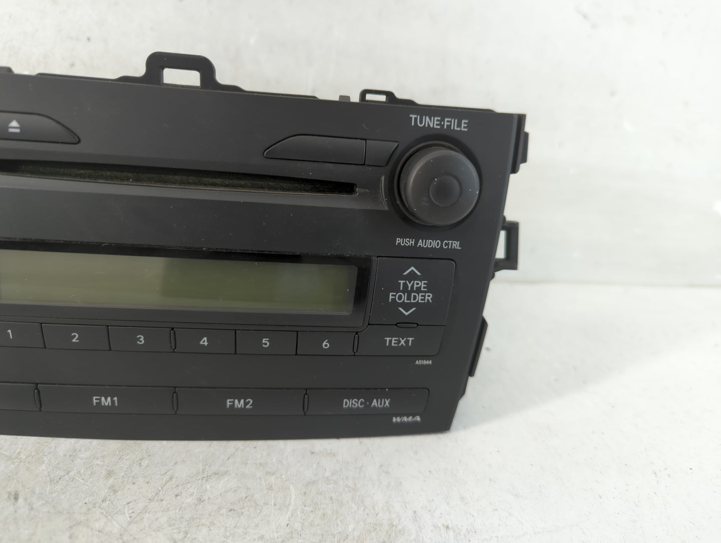 2009 Toyota Corolla Radio AM FM Cd Player Receiver Replacement P/N:86120-02750 Fits OEM Used Auto Parts - Oemusedautoparts1.
