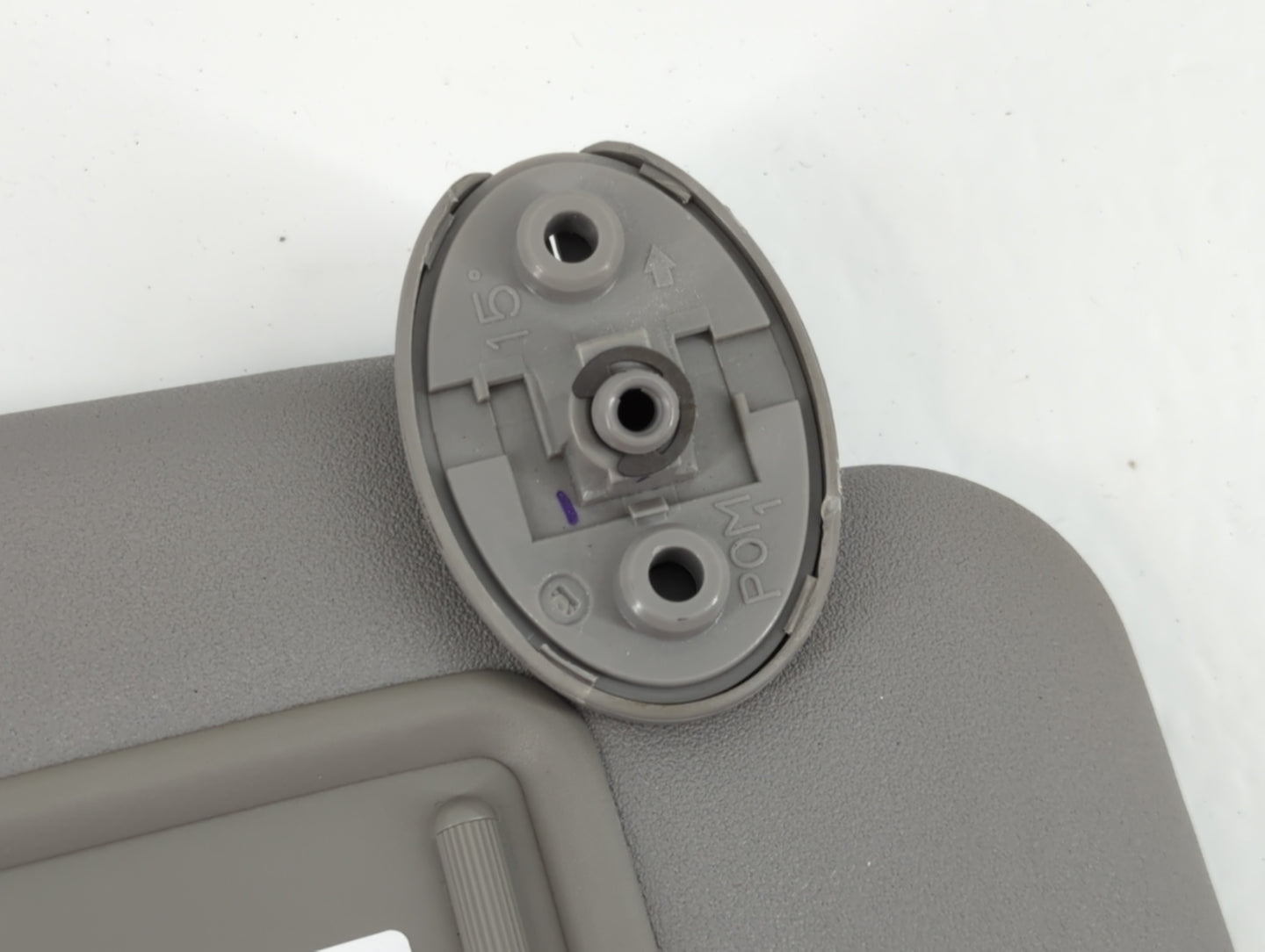 2008-2010 Toyota Highlander Sun Visor Shade Replacement Passenger Right Mirror Fits Fits 2008 2009 2010 OEM Used Auto Parts 
