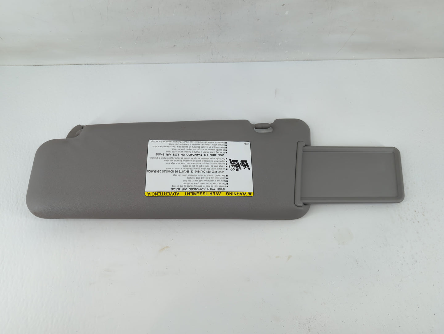 2008-2010 Toyota Highlander Sun Visor Shade Replacement Passenger Right Mirror Fits Fits 2008 2009 2010 OEM Used Auto Parts 
