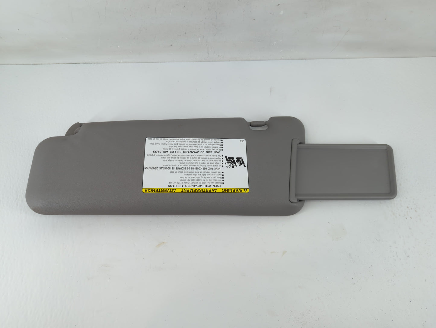 2008-2010 Toyota Highlander Sun Visor Shade Replacement Passenger Right Mirror Fits Fits 2008 2009 2010 OEM Used Auto Parts 