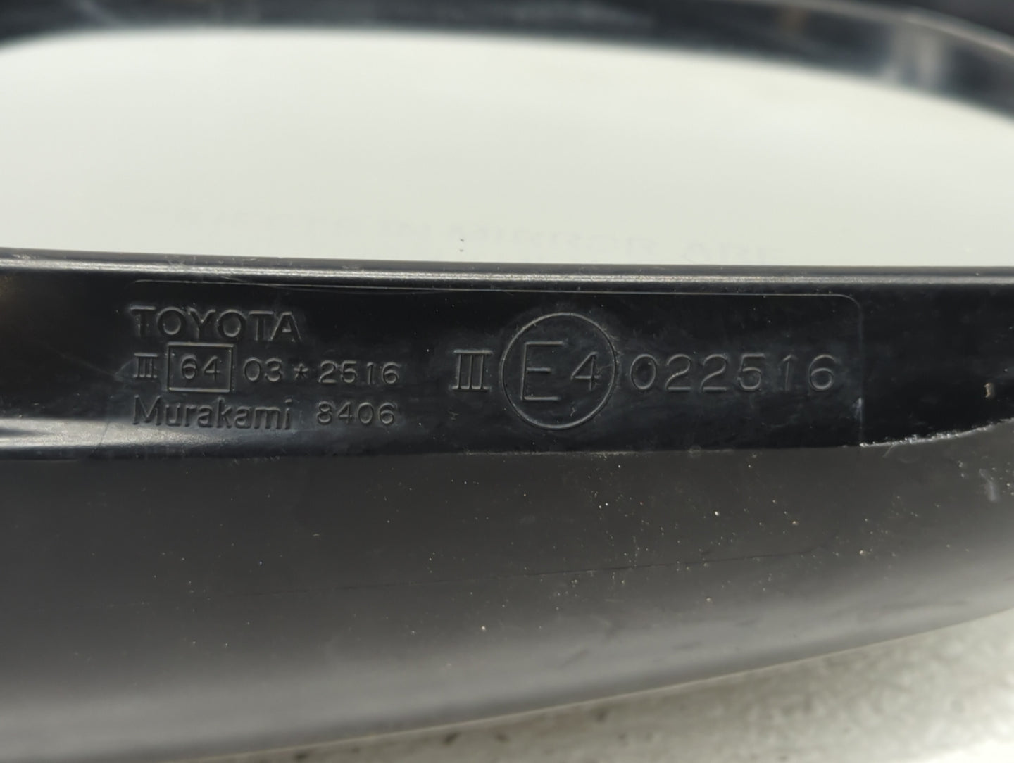 2008-2013 Toyota Highlander Passenger Side View Mirror - Right Door Mirror OEM Used - Oemusedautoparts1.com