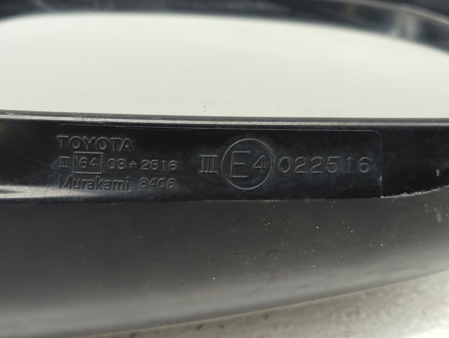 2008-2013 Toyota Highlander Passenger Side View Mirror - Right Door Mirror OEM Used - Oemusedautoparts1.com