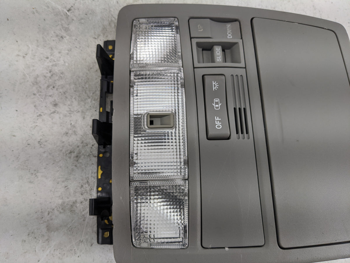 2009 Toyota Highlander Overhead Roof Console Gray - Oemusedautoparts1.com
