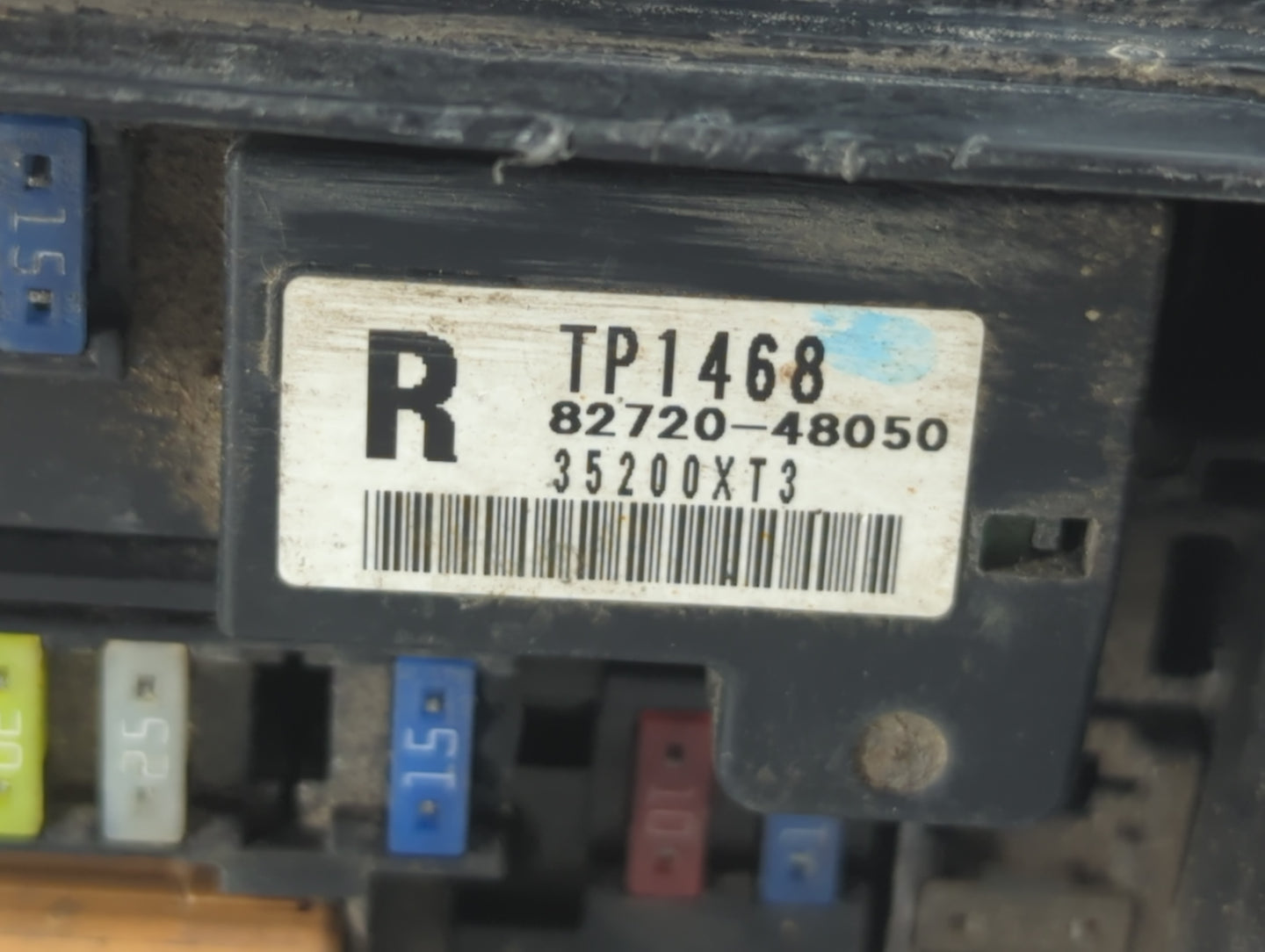 2008-2010 Toyota Highlander Fusebox Fuse Box Panel Relay Module P/N:82720-48050 Fits Fits 2008 2009 2010 OEM Used Auto Parts