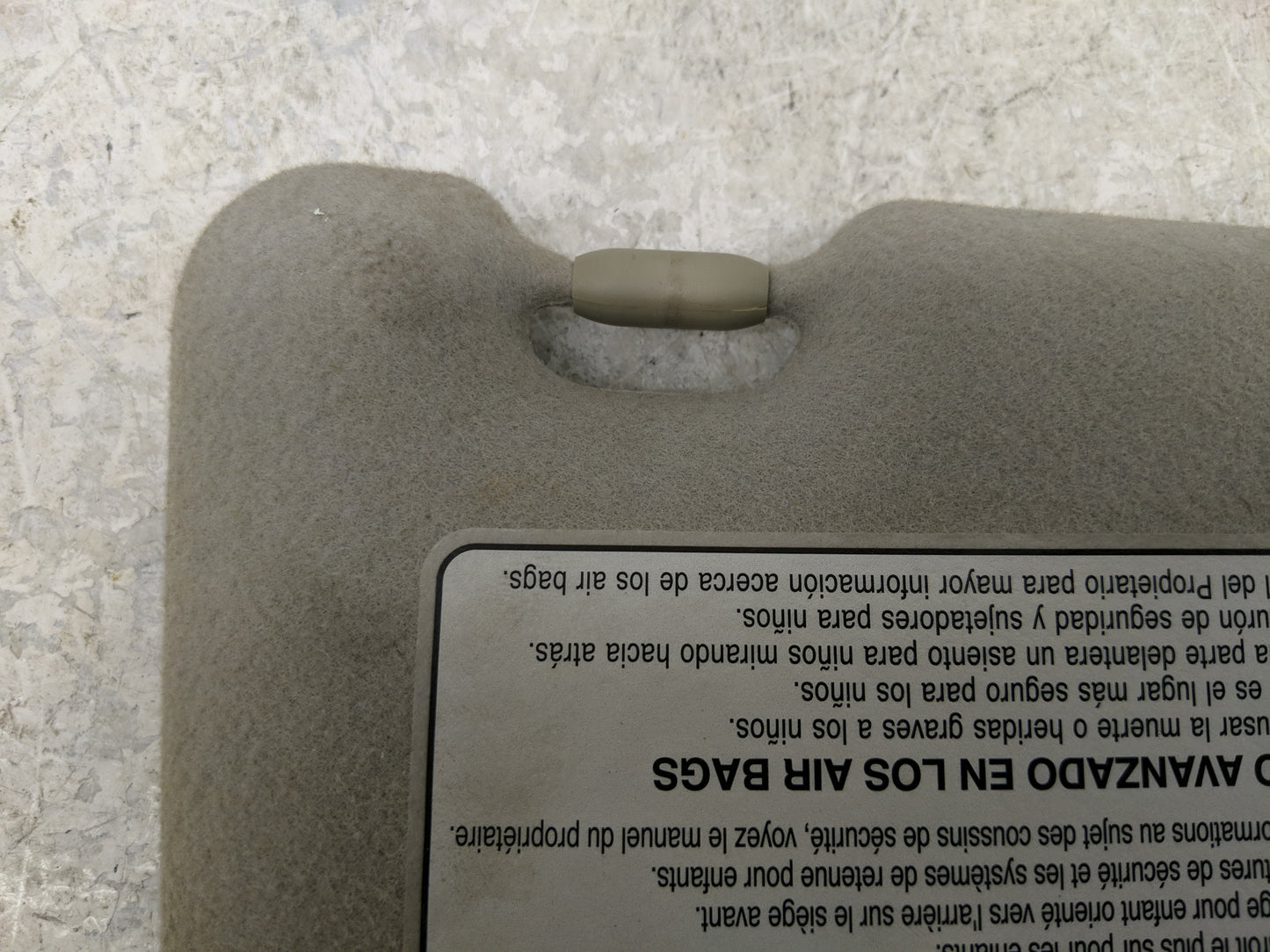 2009-2014 Toyota Matrix Sun Visor Shade Replacement Driver Left Mirror Fits Fits 2009 2010 2011 2012 2013 2014 OEM Used Auto
