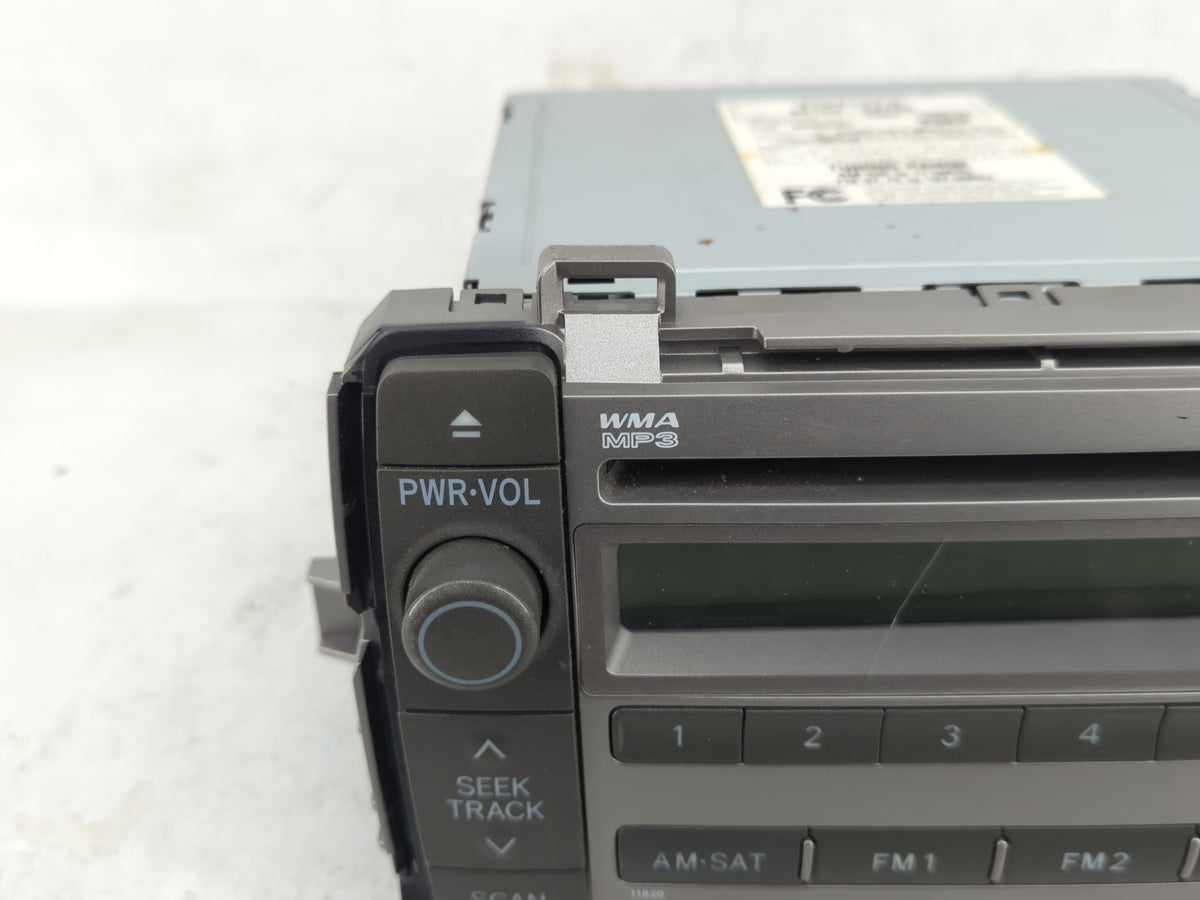 2009-2010 Toyota Matrix Radio AM FM Cd Player Receiver Replacement P/N:86120-02720 Fits Fits 2009 2010 OEM Used Auto Parts -