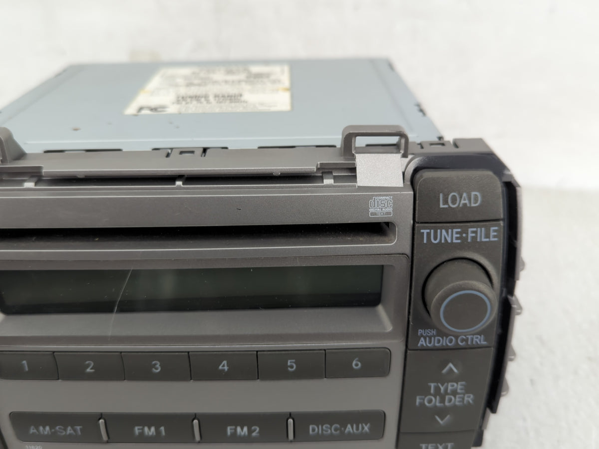 2009-2010 Toyota Matrix Radio AM FM Cd Player Receiver Replacement P/N:86120-02720 Fits Fits 2009 2010 OEM Used Auto Parts -