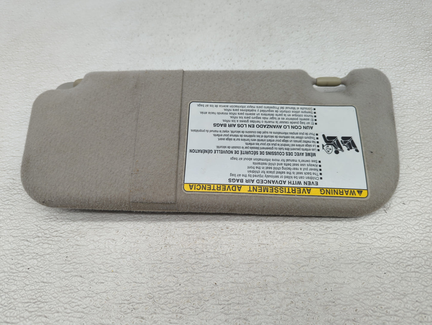 2009-2014 Toyota Matrix Sun Visor Shade Replacement Passenger Right Mirror Fits Fits 2009 2010 2011 2012 2013 2014 OEM Used 