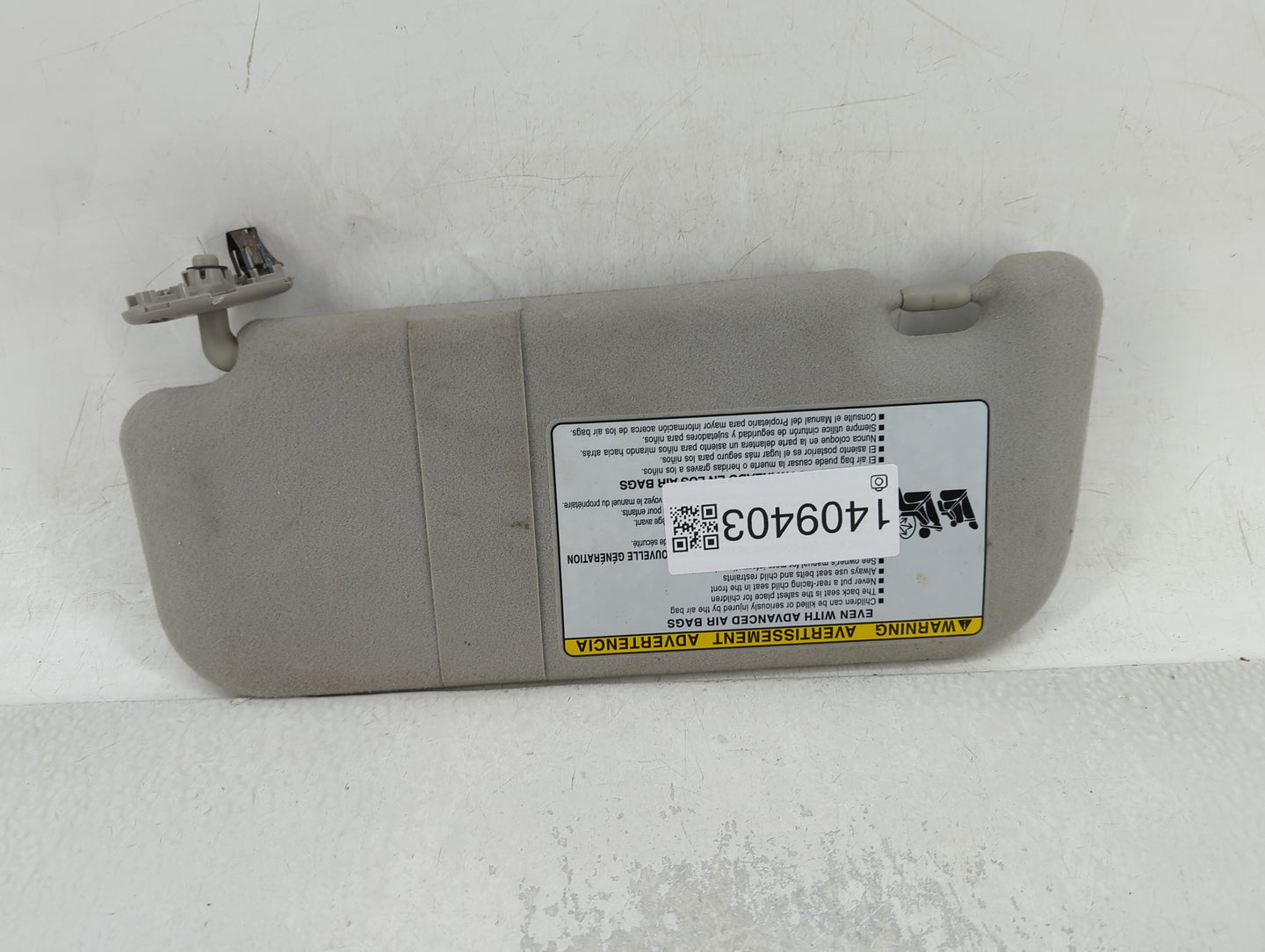 2009-2014 Toyota Matrix Sun Visor Shade Replacement Passenger Right Mirror Fits Fits 2009 2010 2011 2012 2013 2014 OEM Used 