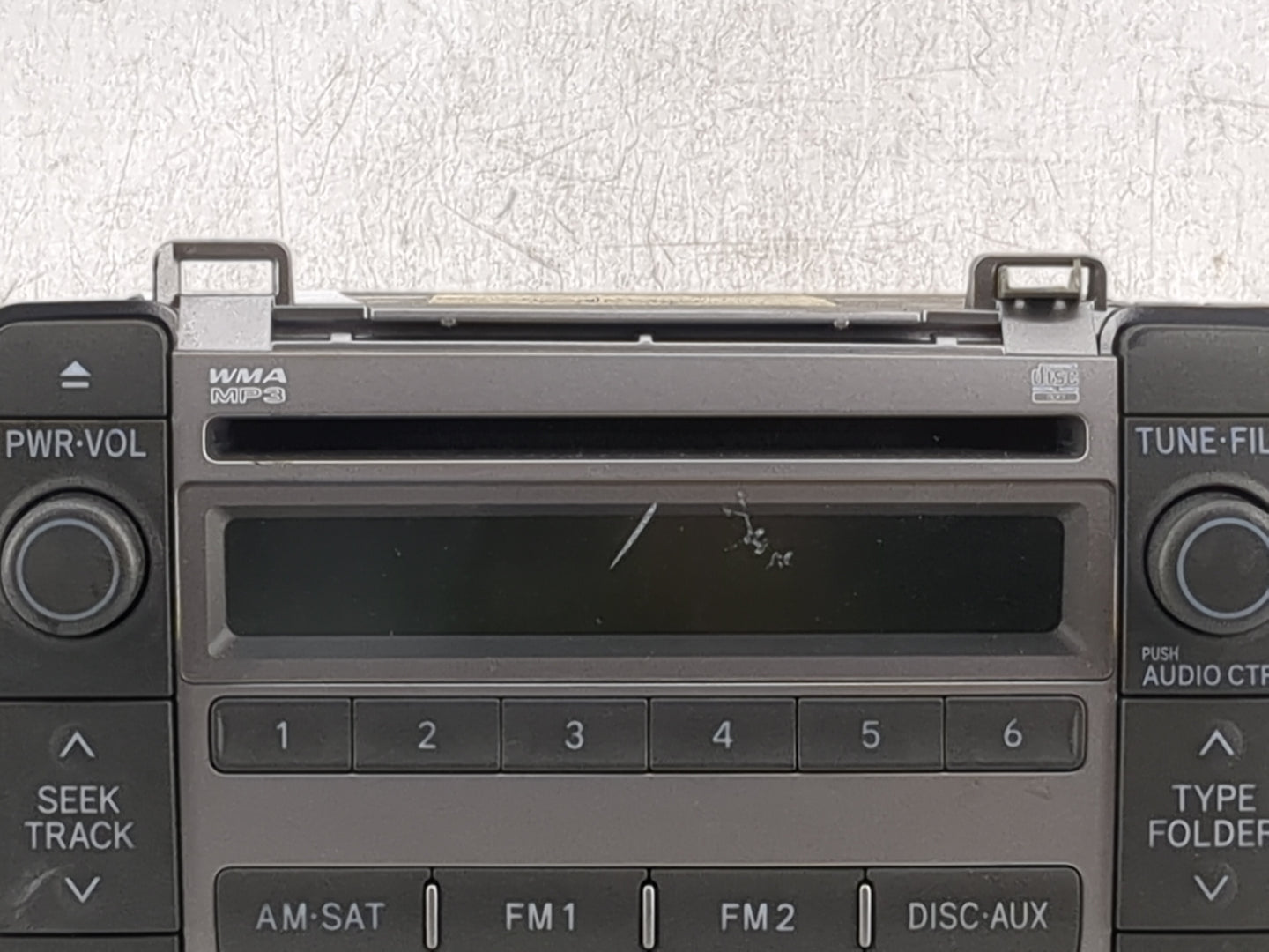 2009-2010 Toyota Matrix Radio AM FM Cd Player Receiver Replacement P/N:86120-02710 123000-0110D101 Fits Fits 2009 2010 OEM U