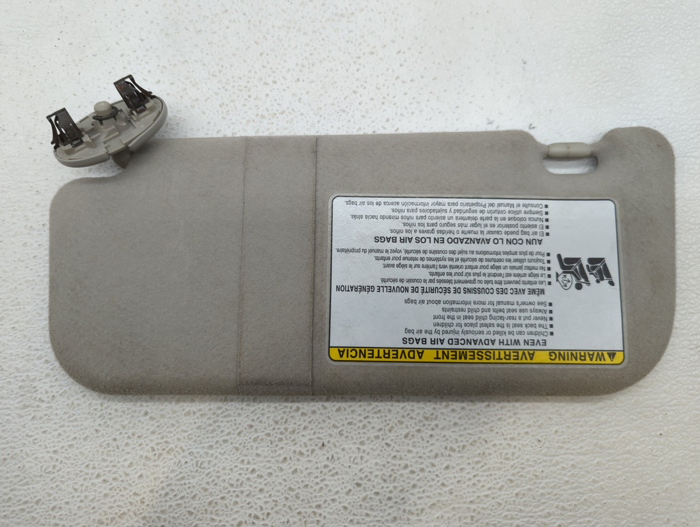 2009-2014 Toyota Matrix Sun Visor Shade Replacement Passenger Right Mirror Fits Fits 2009 2010 2011 2012 2013 2014 OEM Used 