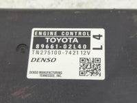 2009 Toyota Matrix PCM Engine Control Computer ECU ECM PCU OEM P/N:89661-02L40 Fits OEM Used Auto Parts - Oemusedautoparts1.