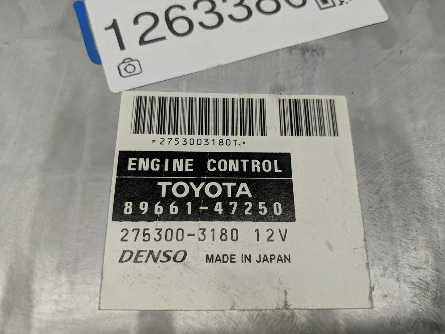 2008-2009 Toyota Prius PCM Engine Control Computer ECU ECM PCU OEM P/N:275300-3180 89661-47250 Fits Fits 2008 2009 OEM Used 
