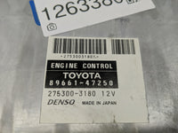 2008-2009 Toyota Prius PCM Engine Control Computer ECU ECM PCU OEM P/N:275300-3180 89661-47250 Fits Fits 2008 2009 OEM Used 
