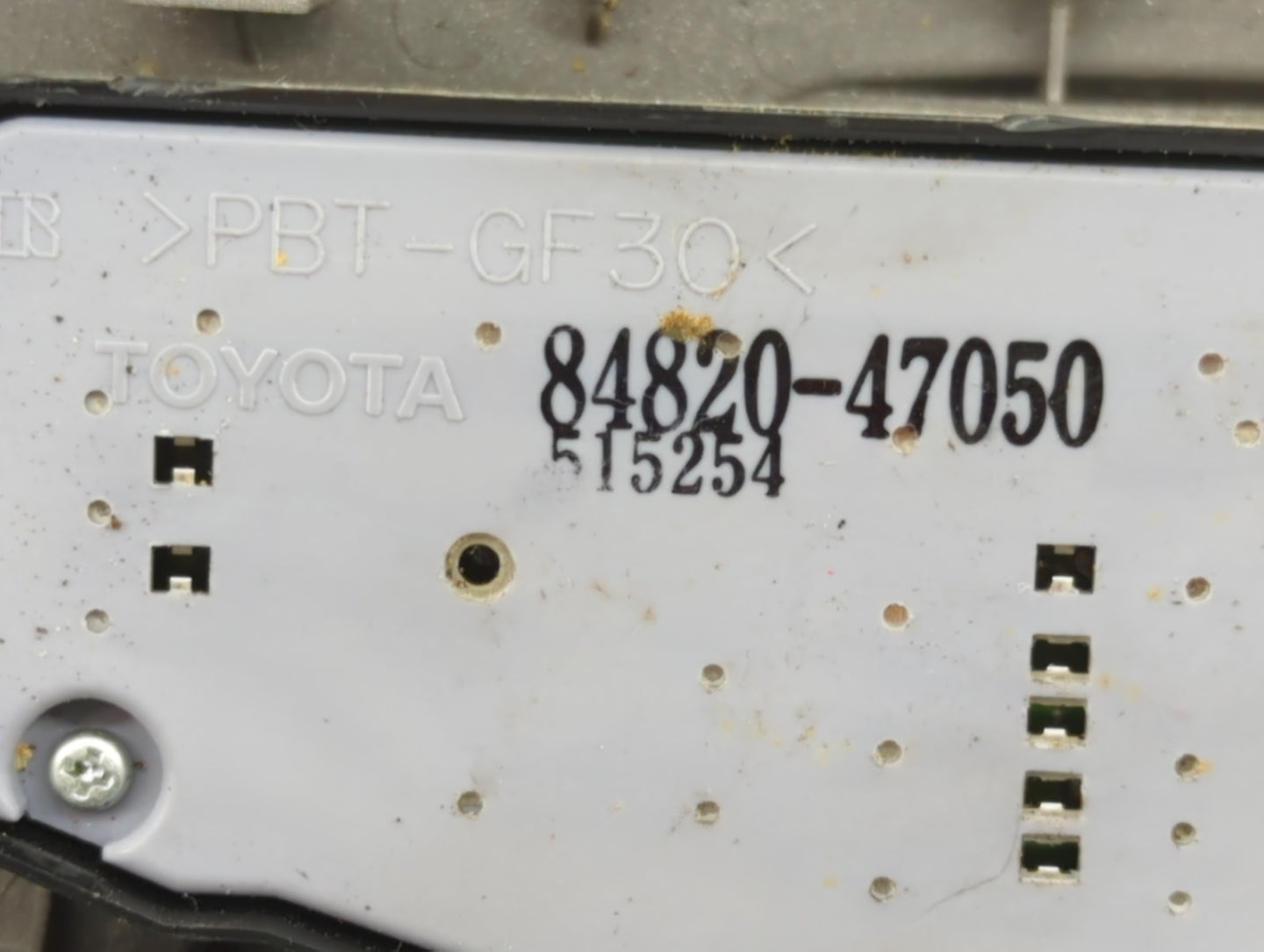 2004-2009 Toyota Prius Master Power Window Switch Replacement Driver Side Left P/N:84820-47050 Fits OEM Used Auto Parts - Oe