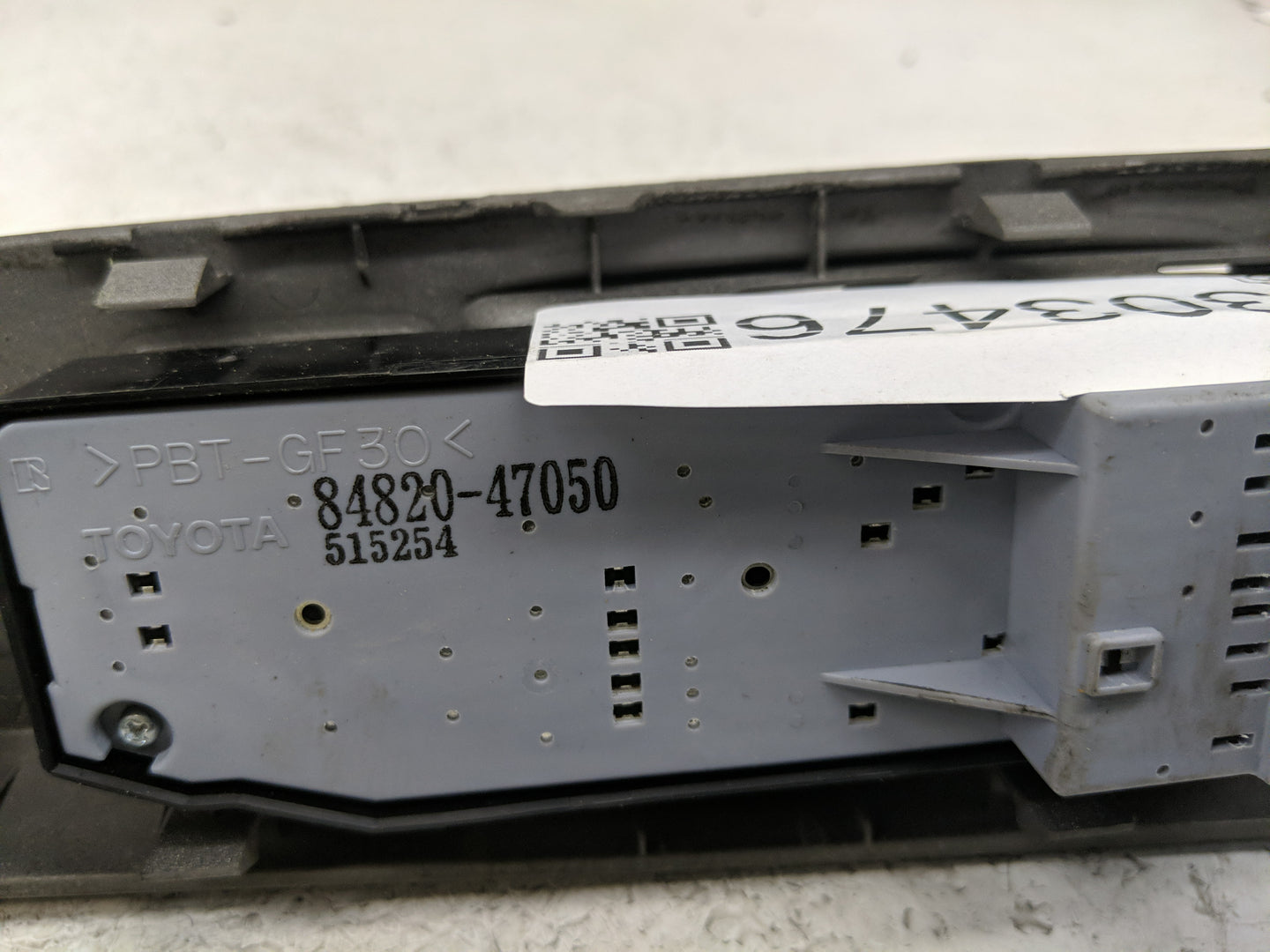 2004-2009 Toyota Prius Master Power Window Switch Replacement Driver Side Left P/N:84820-47050 Fits OEM Used Auto Parts - Oe