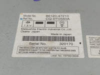 2006-2009 Toyota Prius Radio AM FM Cd Player Receiver Replacement P/N:8612047210 Fits Fits 2006 2007 2008 2009 OEM Used Auto