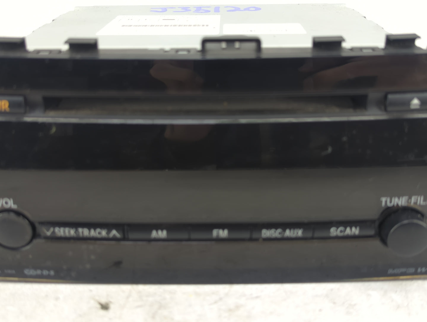2006-2009 Toyota Prius Radio AM FM Cd Player Receiver Replacement P/N:86120-47200 Fits Fits 2006 2007 2008 2009 OEM Used Aut