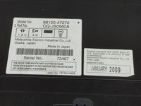 2006-2009 Toyota Prius Radio AM FM Cd Player Receiver Replacement P/N:86120-47270 Fits Fits 2006 2007 2008 2009 OEM Used Aut