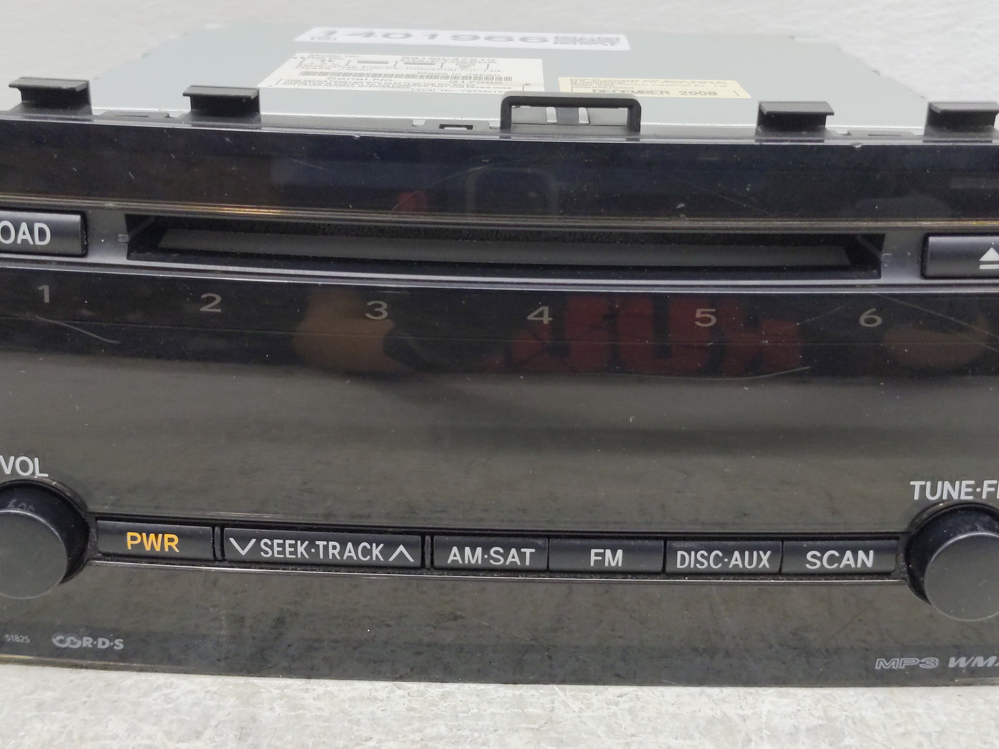 2006-2009 Toyota Prius Radio AM FM Cd Player Receiver Replacement P/N:86120-47210 Fits Fits 2006 2007 2008 2009 OEM Used Aut