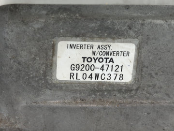 2007-2009 Toyota Prius Hybrid DC Synergy Drive Power Inverter P/N:G9200-47121 Fits Fits 2007 2008 2009 OEM Used Auto Parts