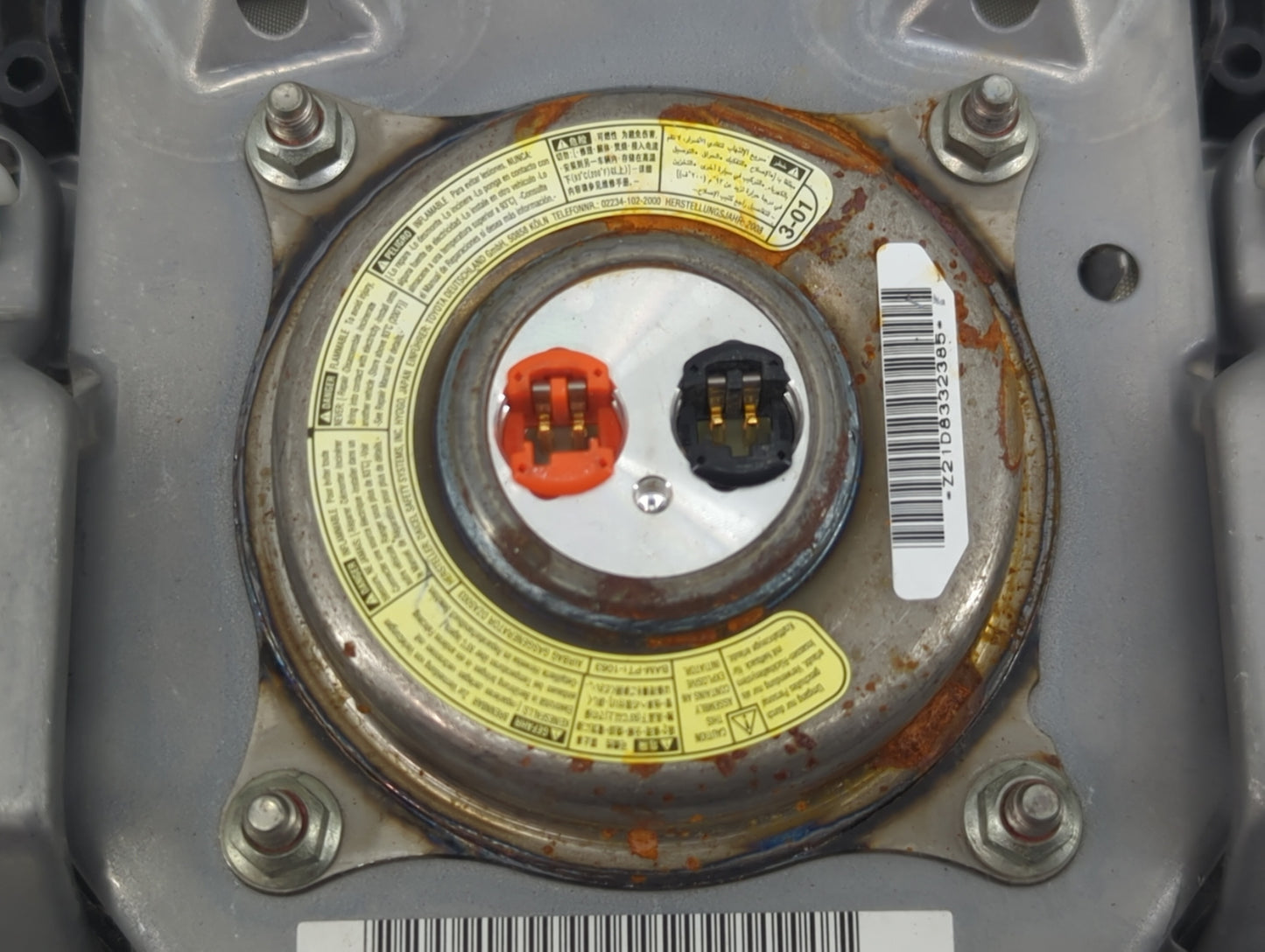 2006-2009 Toyota Prius Air Bag Driver Left Steering Wheel Mounted P/N:F16812408A9R 8442202 Fits Fits 2006 2007 2008 2009 OEM