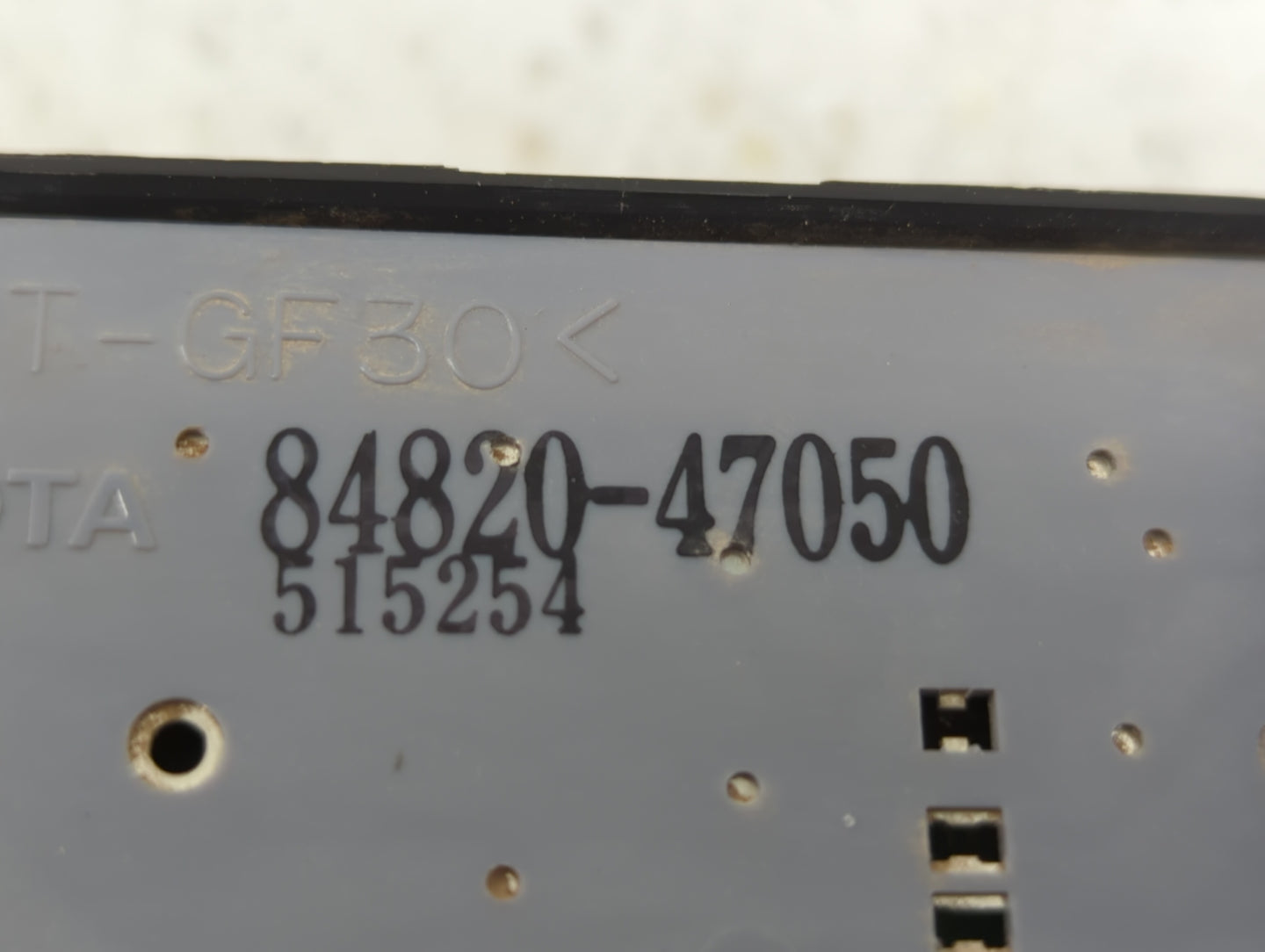 2004-2009 Toyota Prius Master Power Window Switch Replacement Driver Side Left P/N:74231-47090 84820-47021 Fits OEM Used Aut