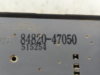 2004-2009 Toyota Prius Master Power Window Switch Replacement Driver Side Left P/N:74231-47090 84820-47021 Fits OEM Used Aut
