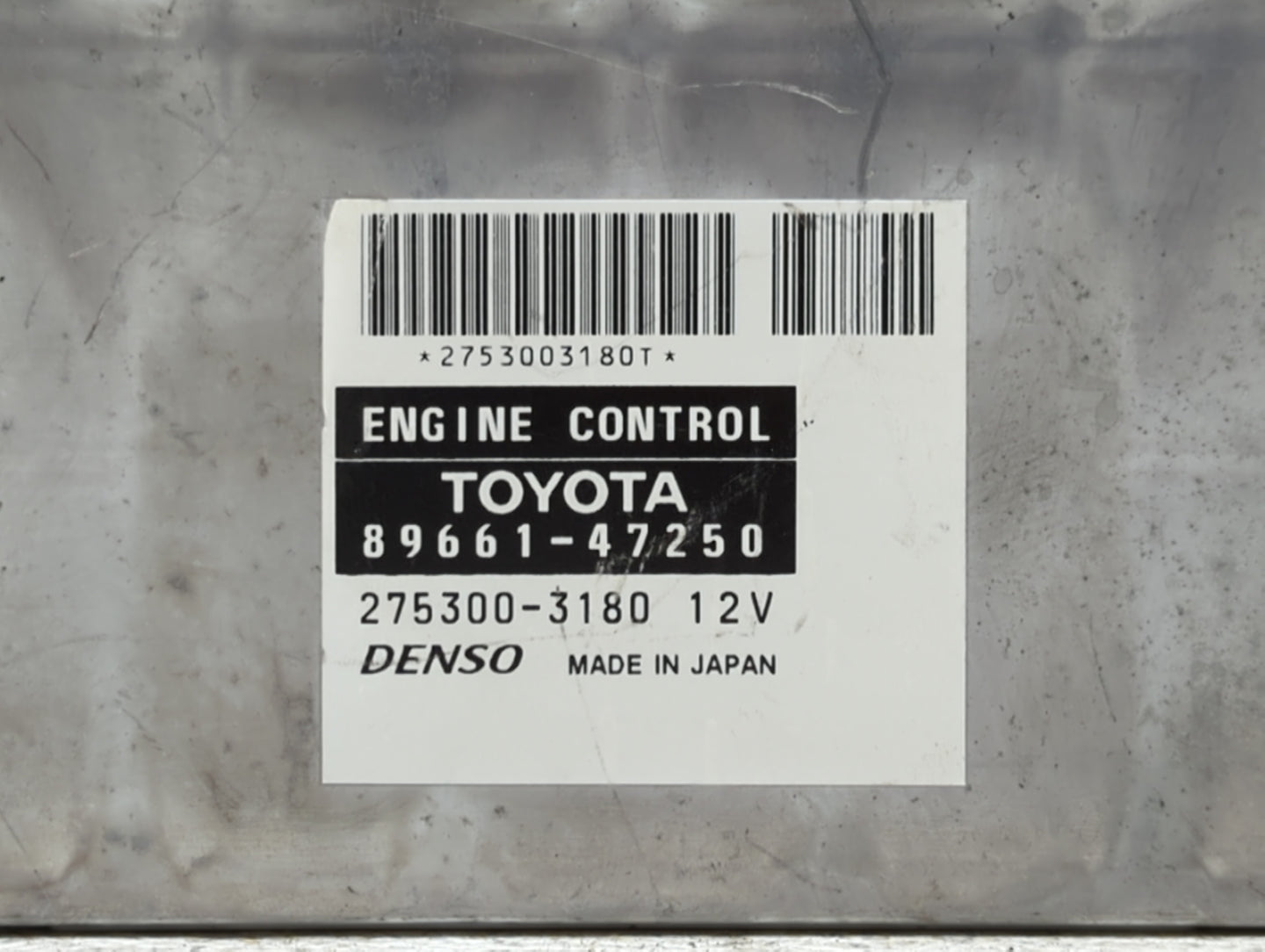 2008-2009 Toyota Prius PCM Engine Control Computer ECU ECM PCU OEM P/N:89661-47250 Fits Fits 2008 2009 OEM Used Auto Parts -