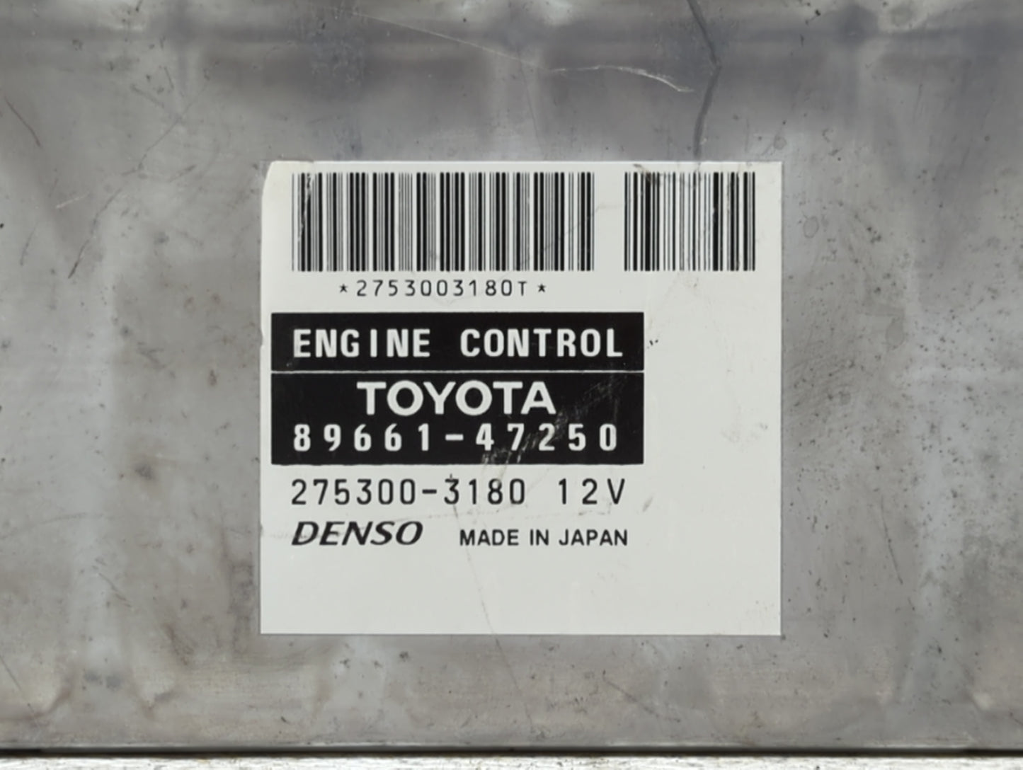 2008-2009 Toyota Prius PCM Engine Control Computer ECU ECM PCU OEM P/N:89661-47250 Fits Fits 2008 2009 OEM Used Auto Parts -