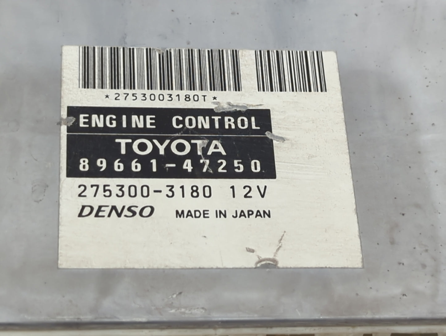 2008-2009 Toyota Prius PCM Engine Control Computer ECU ECM PCU OEM P/N:89661-47250 Fits Fits 2008 2009 OEM Used Auto Parts -